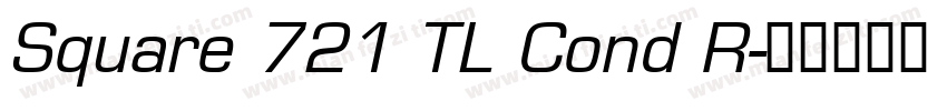 Square 721 TL Cond R字体转换